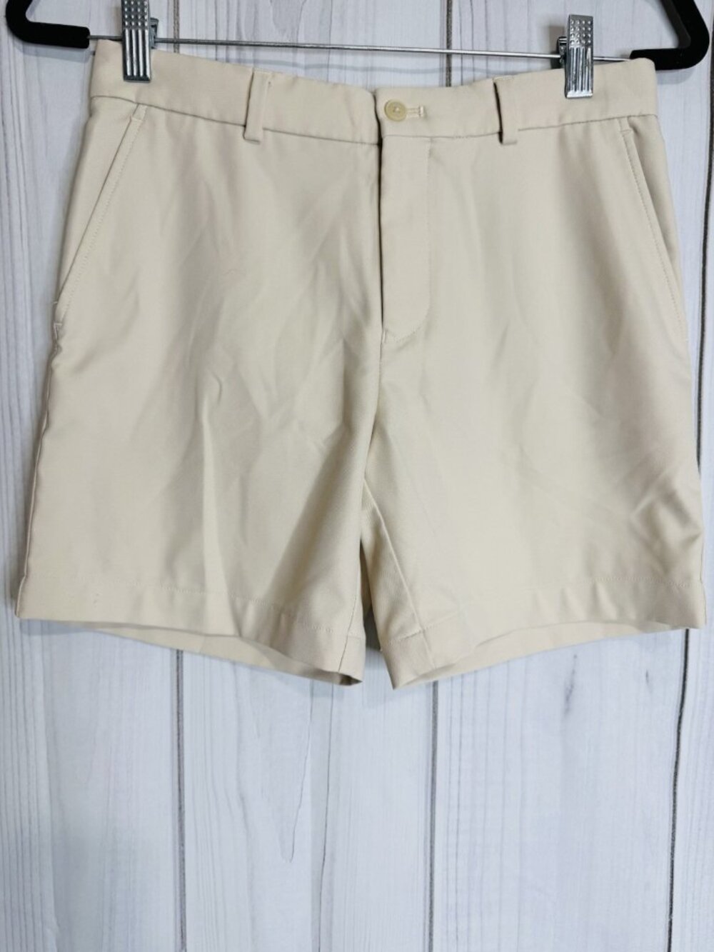 Peter Millar Salem Youth Boys Performance Shorts XL 13-14 Tan Khaki Golf